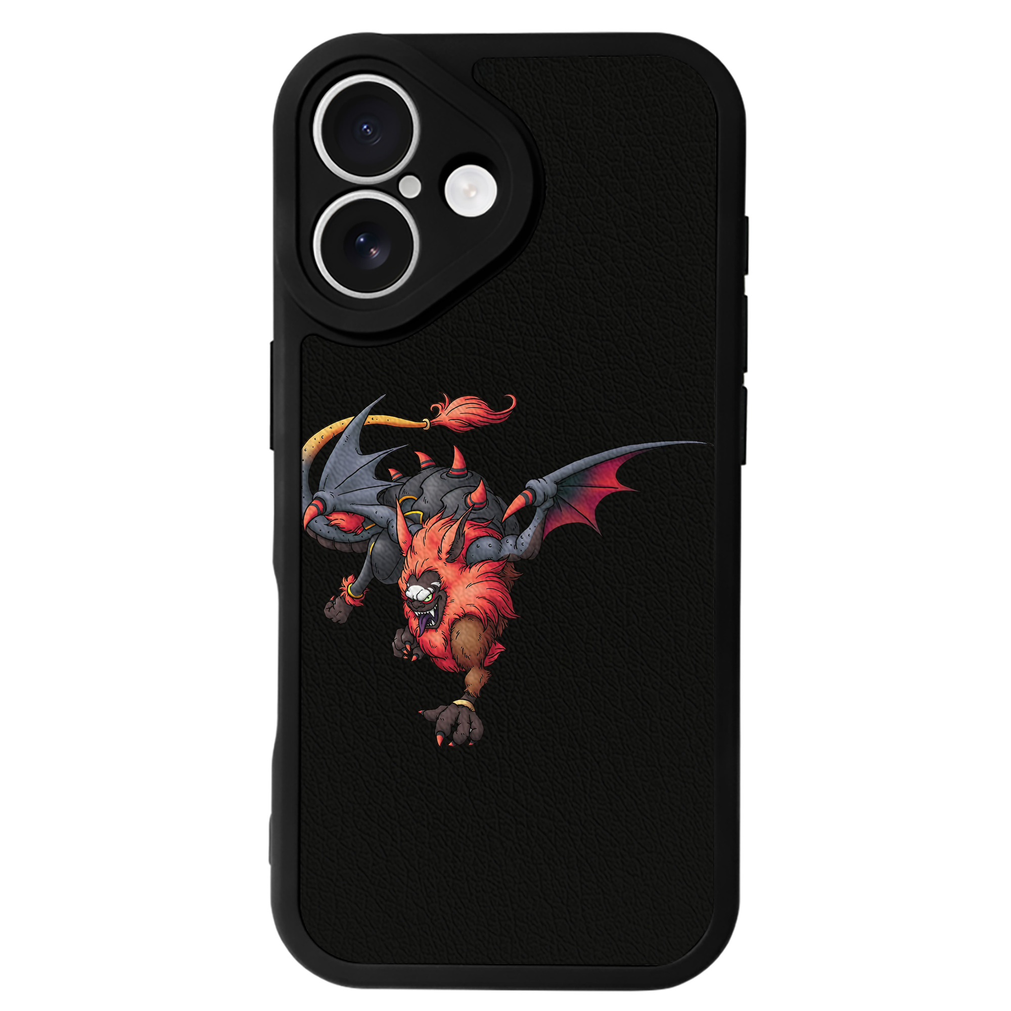 （画像用） ドラゴンクエスト Doragon Kuesuto Dragon Quest 【iPhone 16シリーズ対応】シリコンスマホケース（レザー調） 材質：シリコン